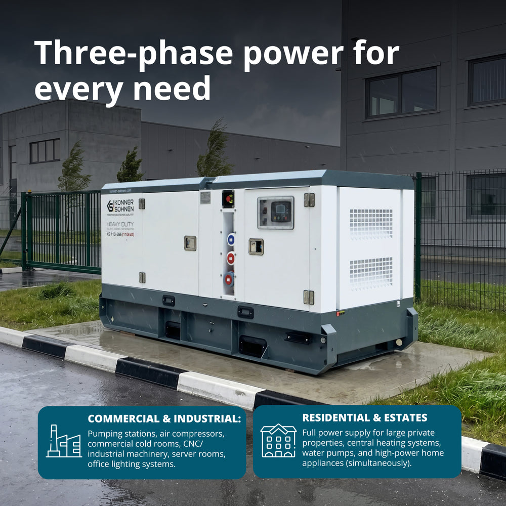 Trofazna dizelna elektrana KS 110-3BE