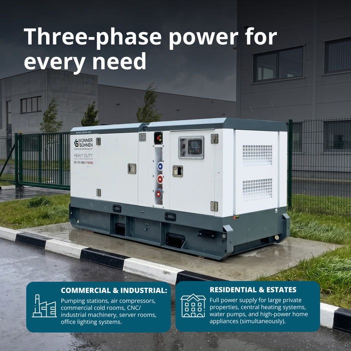 Trofazna dizelna elektrana KS 110-3BE