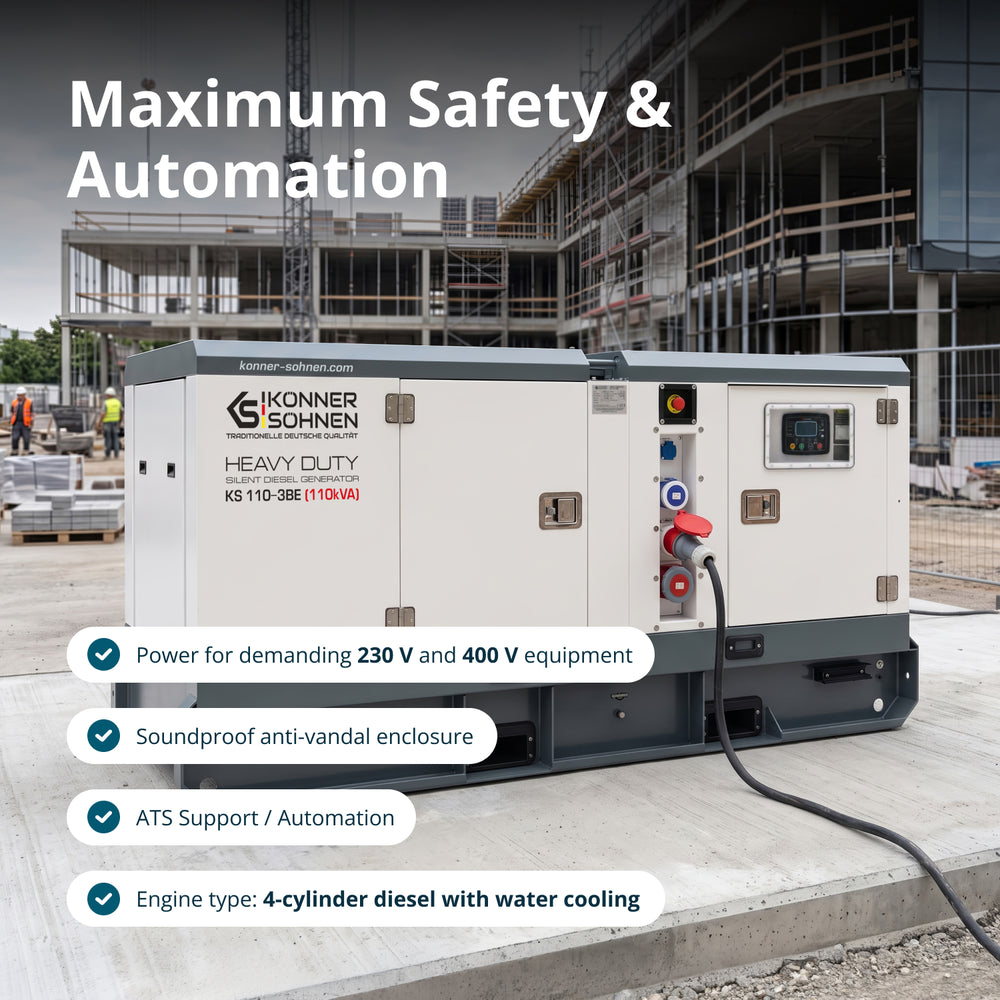 Trofazna dizelna elektrana KS 110-3BE