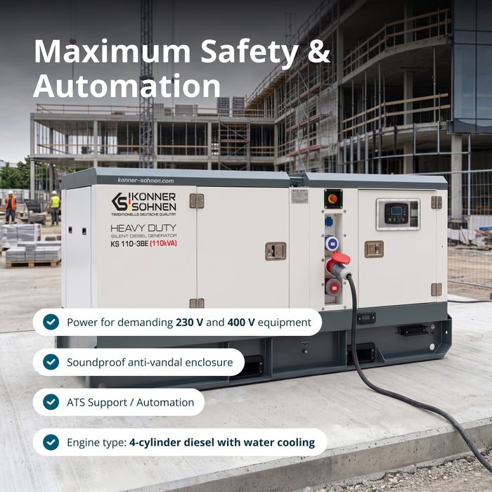 Trofazna dizelna elektrana KS 110-3BE