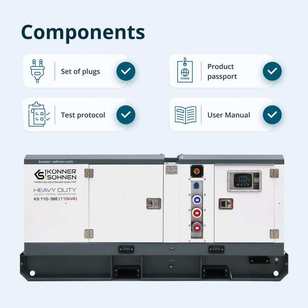 Trofazna dizelna elektrana KS 110-3BE