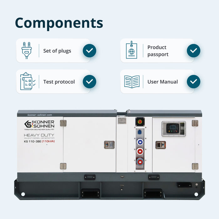 Trofazna dizelna elektrana KS 110-3BE