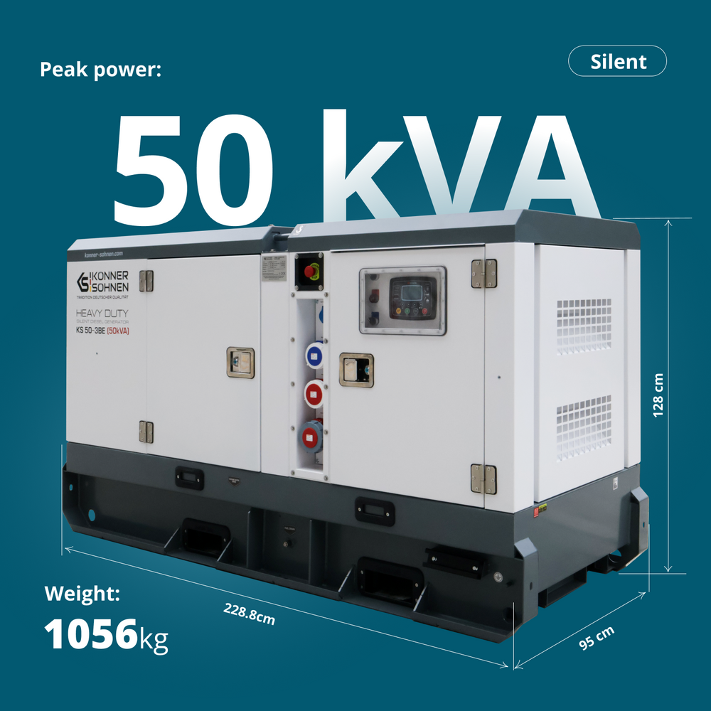 Třífázová dieselová elektrárna KS 50-3BE
