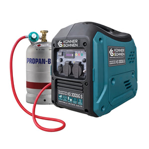 Invertorový generátor na LPG/benzín KS 3000iG S