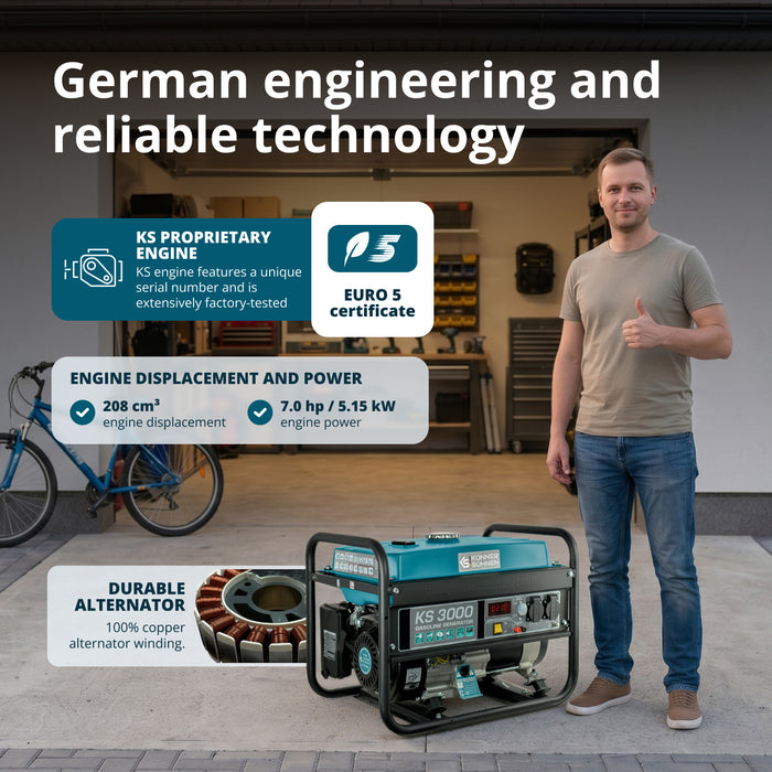 Benzingenerator "Könner & Söhnen" KS 3000