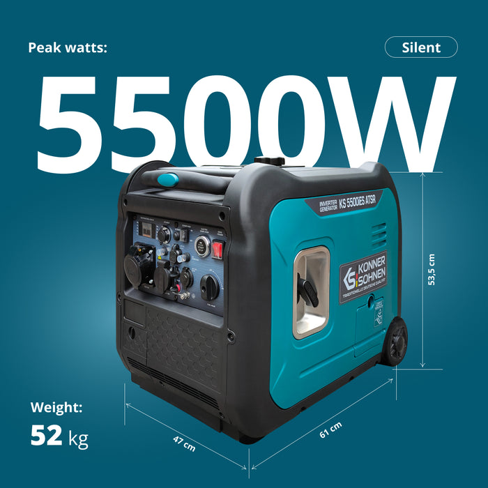 Инвертер генератор KS 5500iE S ATSR