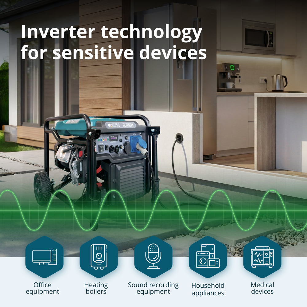 Διπλού Καυσίμου Inverter Γεννήτρια KS 6500iEG