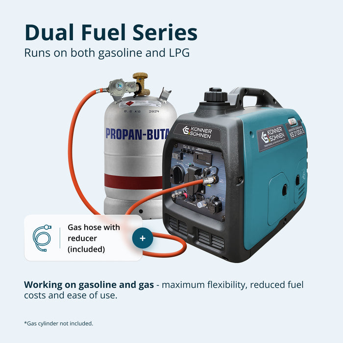 LPG/benzinski invertorski generator KS 3100iG S