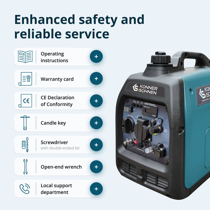 LPG/benzinski invertorski generator KS 3100iG S