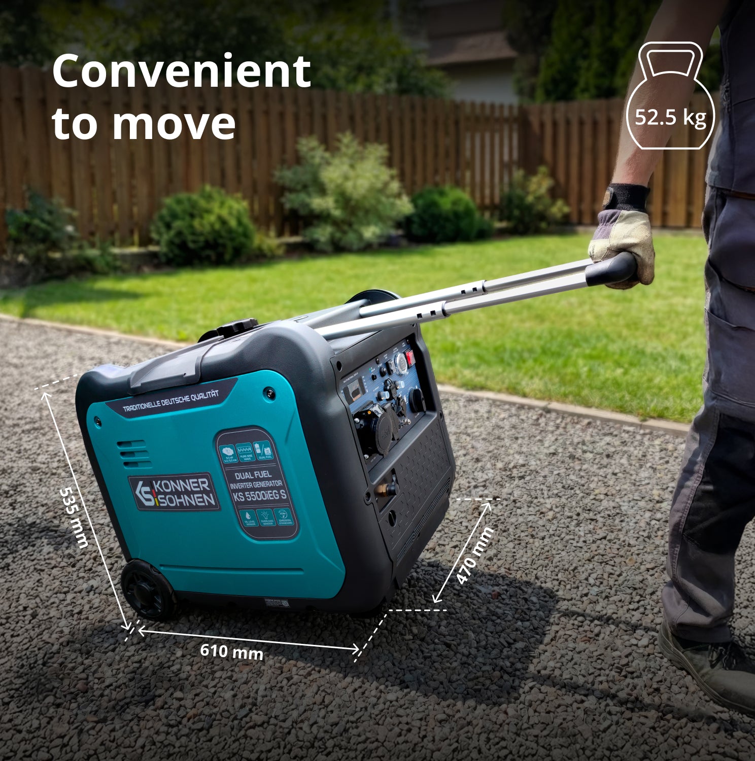 LPG/бензинов инверторен генератор KS 5500iEG S