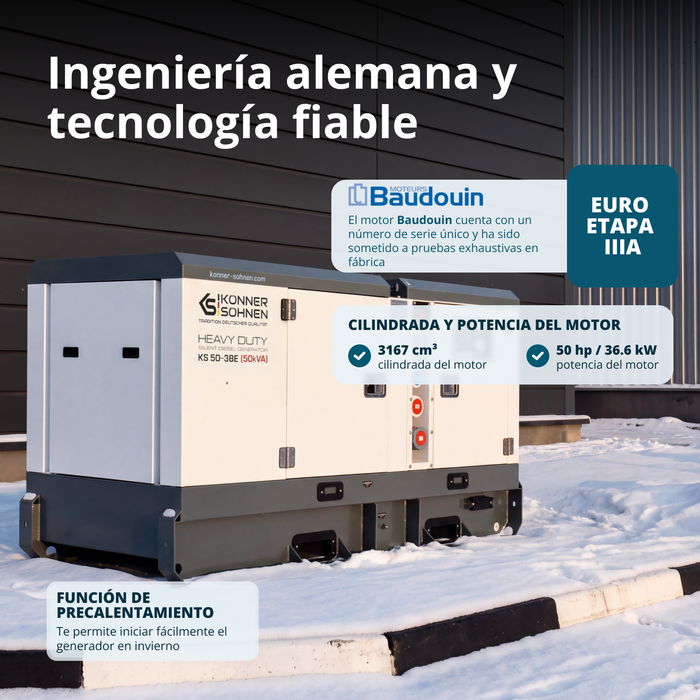 KS 50-3BE Central eléctrica diésel trifásica