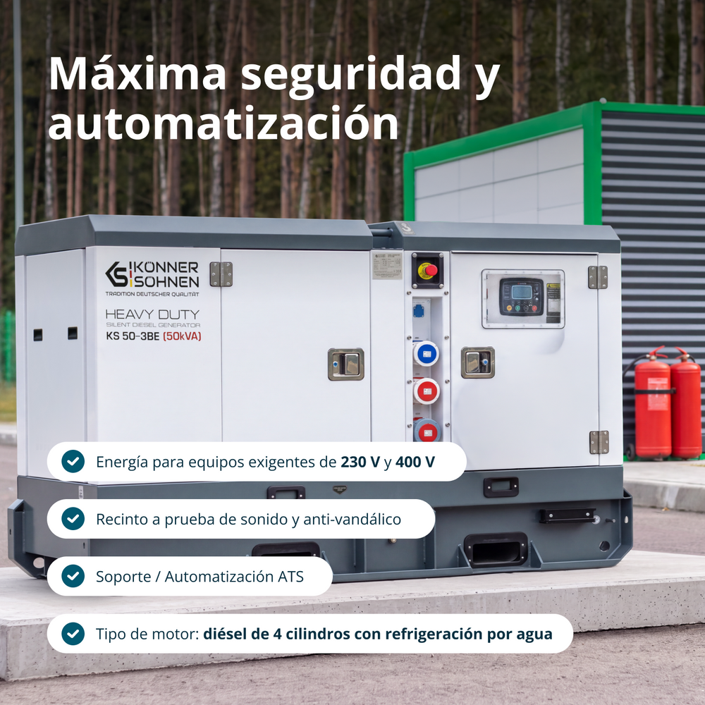 KS 50-3BE Central eléctrica diésel trifásica