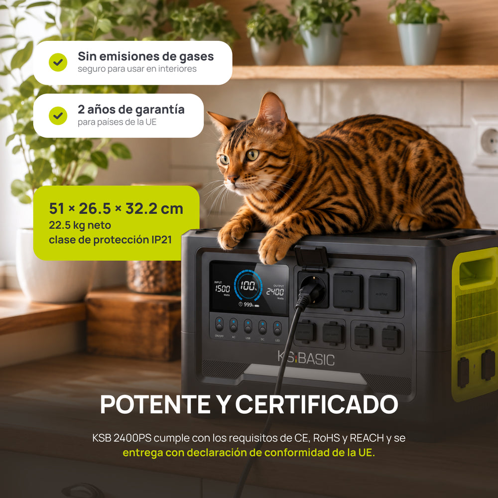 Estación de carga portátil KSB 1200PS