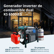 Generador Inverter KS 6500iEG (Gasolina/Gas) thumbnail
