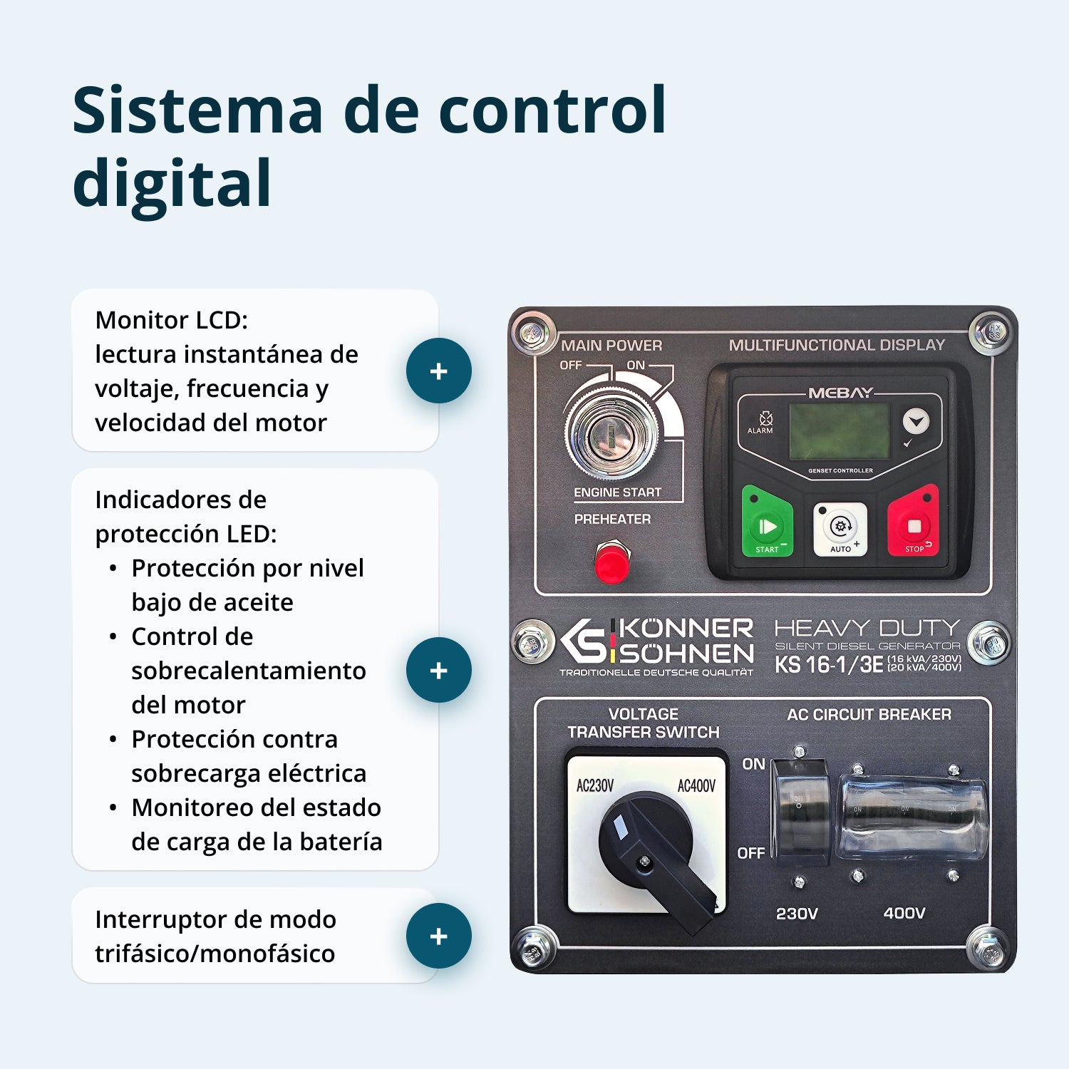 Generador diésel KS 16-1/3E