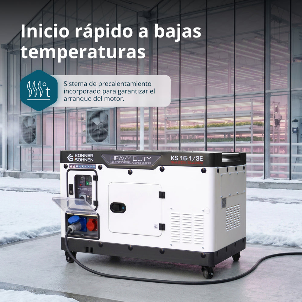 Generador diésel KS 16-1/3E