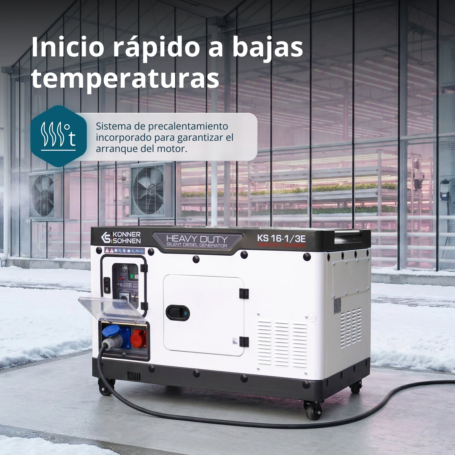 Generador diésel KS 16-1/3E