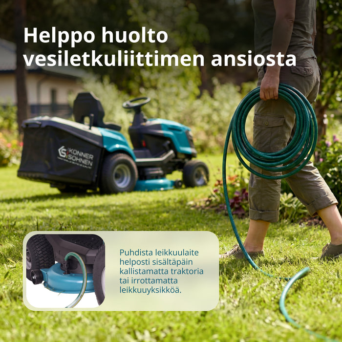 Bensiinikäyttöinen Traktoriruohonleikkuri KS 98TMG-H
