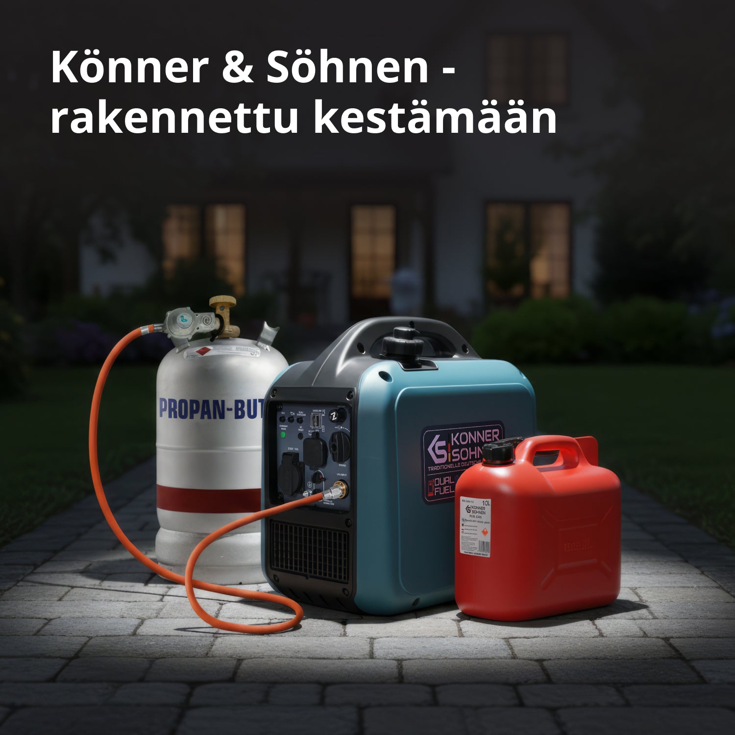 Invertterigeneraattori (LPG/bensiini) KS 1900iG S