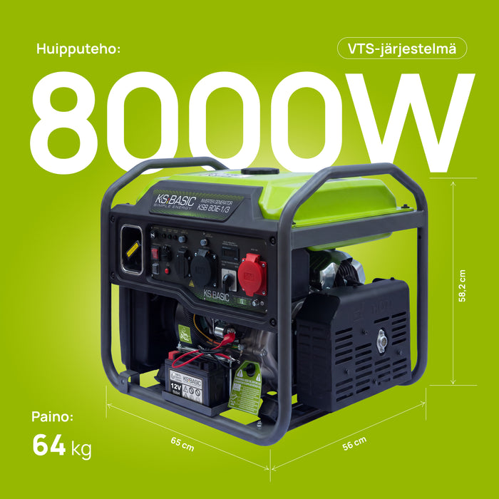 Invertterigeneraattori KSB 80iE-1/3