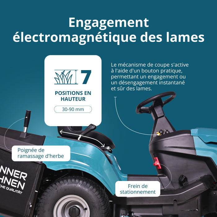 Tracteur tondeuse à gazon à essence KS 98TMG-H
