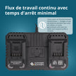 Chargeur double pour batteries rechargeables 20V KS C35A-2 thumbnail
