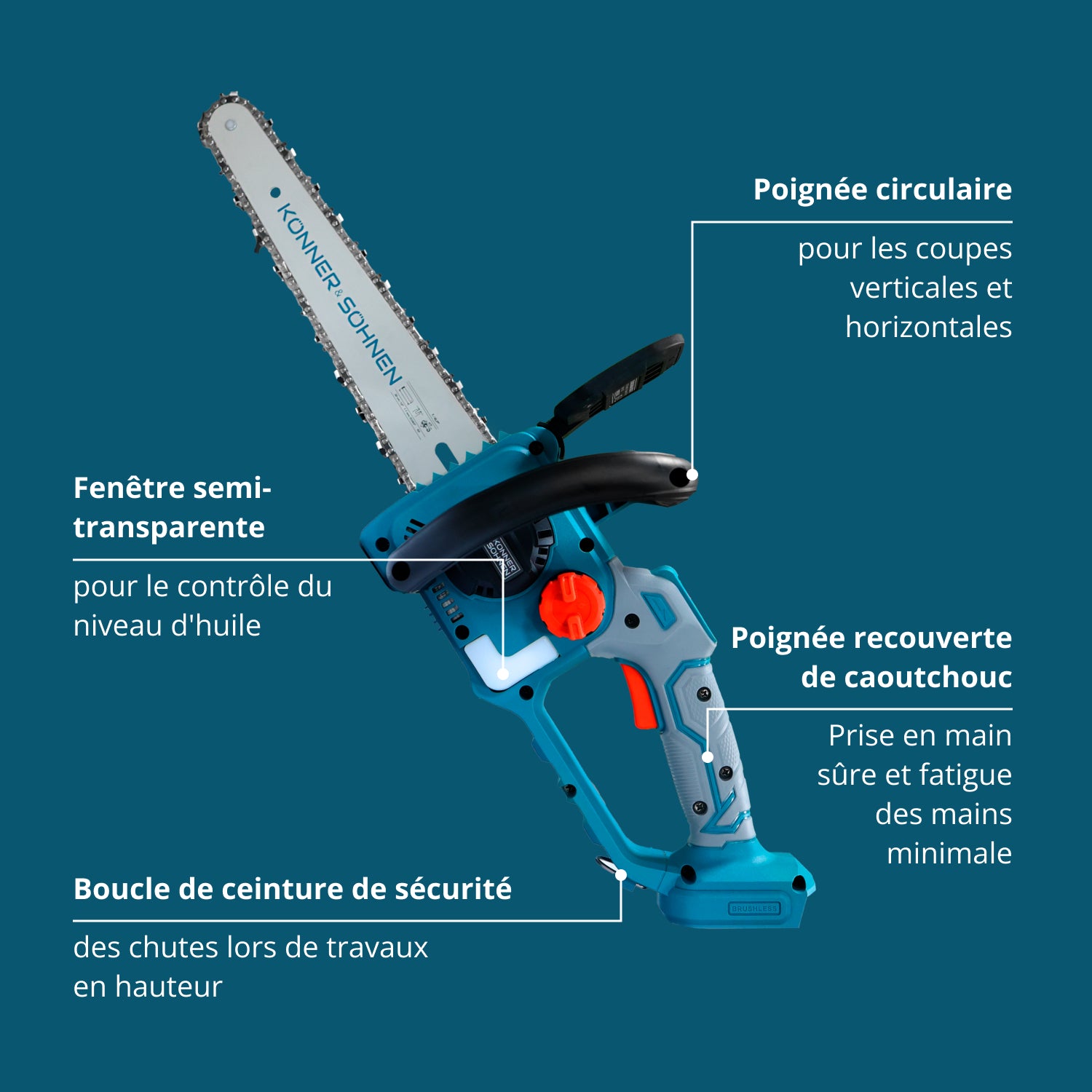 Tronçonneuse à batterie  KS MCS20V-12