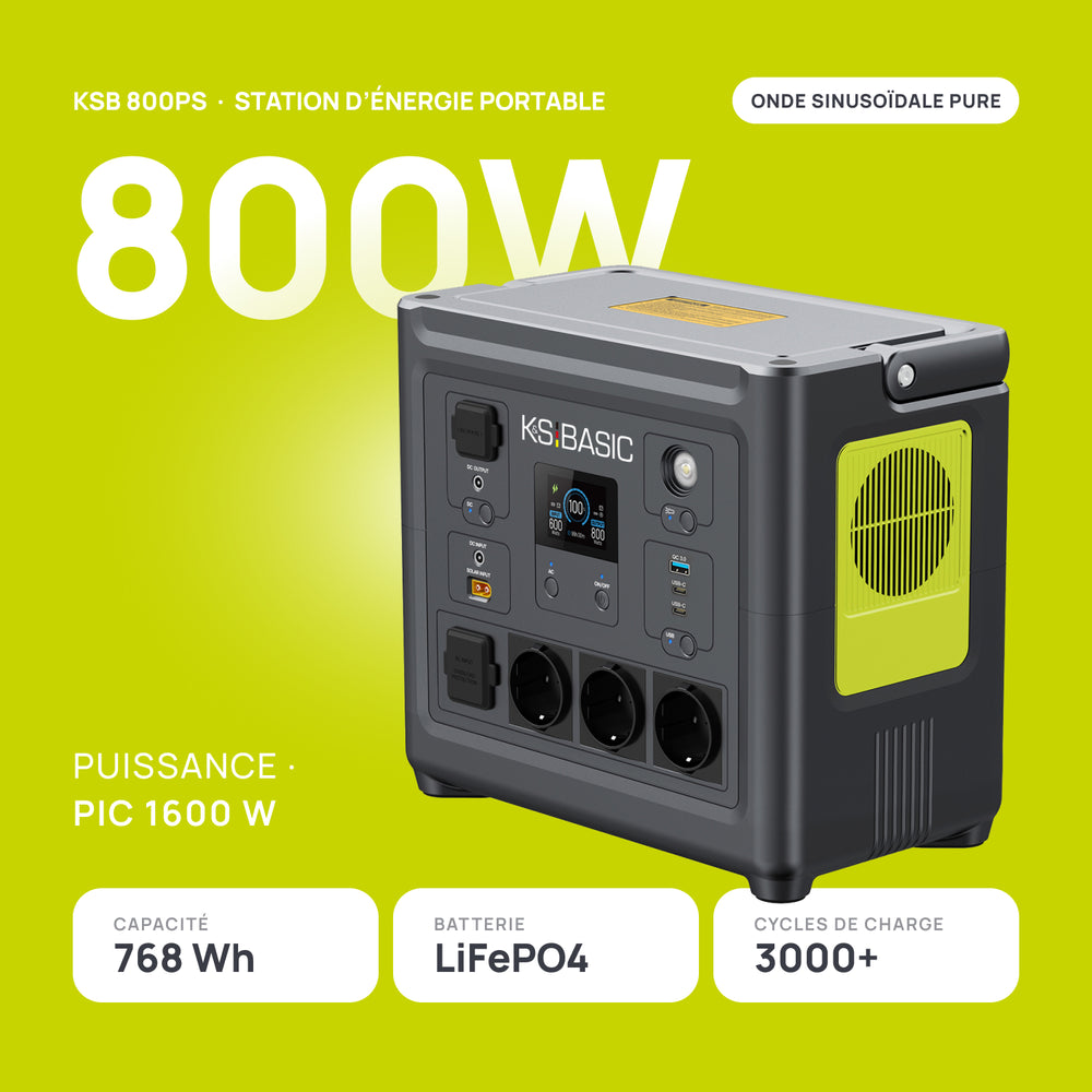 Station d’alimentation portable KSB 800PS