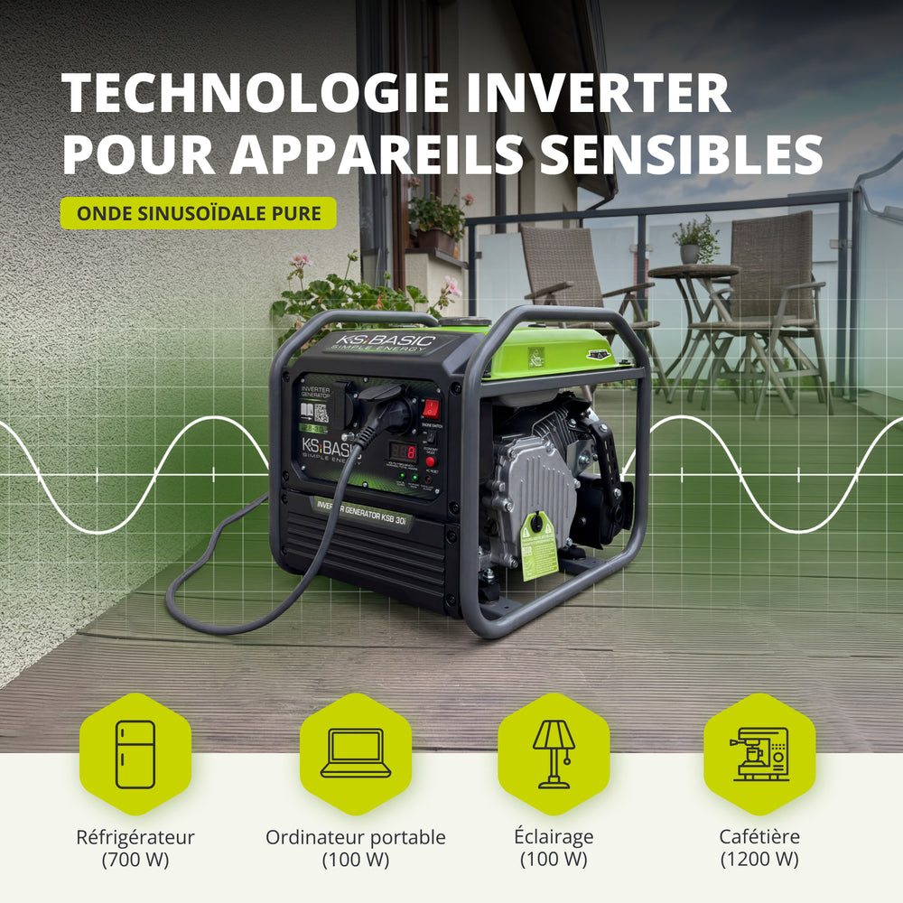 Groupe électrogène inverter KSB 30i