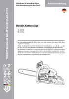 Benzin-Kettensäge KS CS21G, KS CS31G