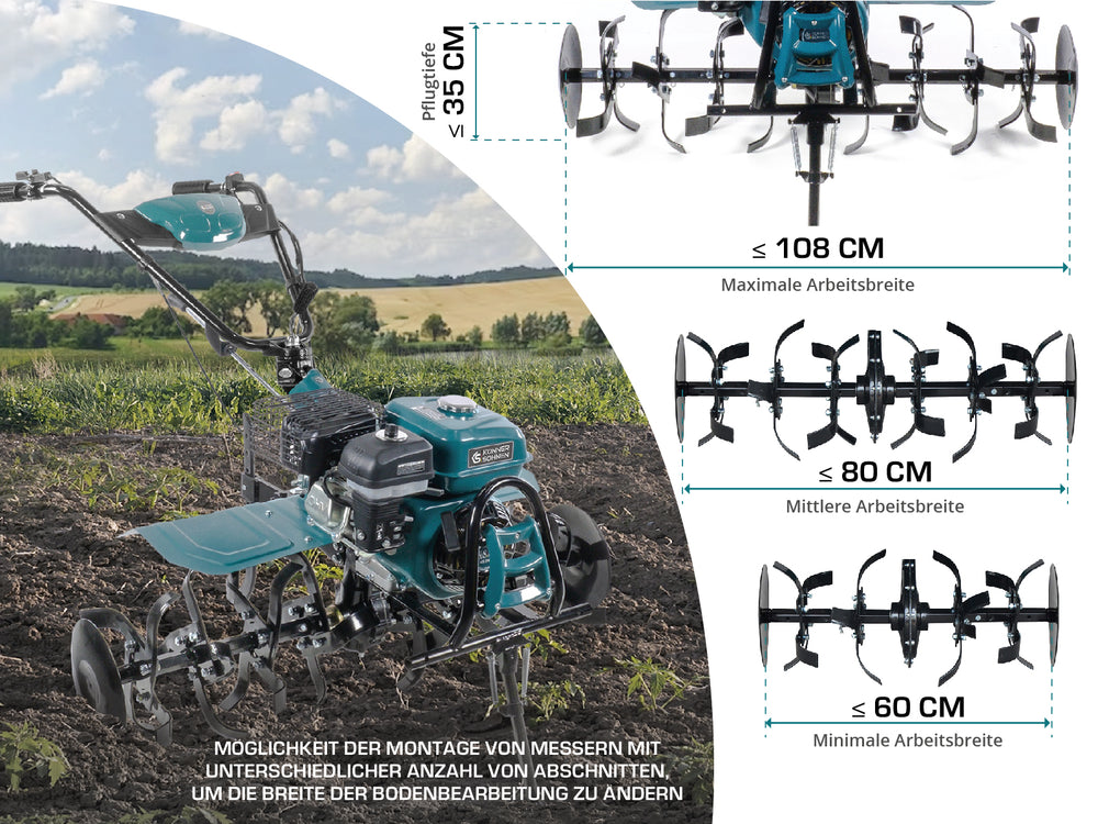 Benzínový kultivátor KS 7HP-1050G