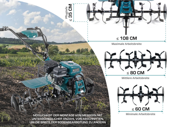 Benzínový kultivátor KS 7HP-1050G