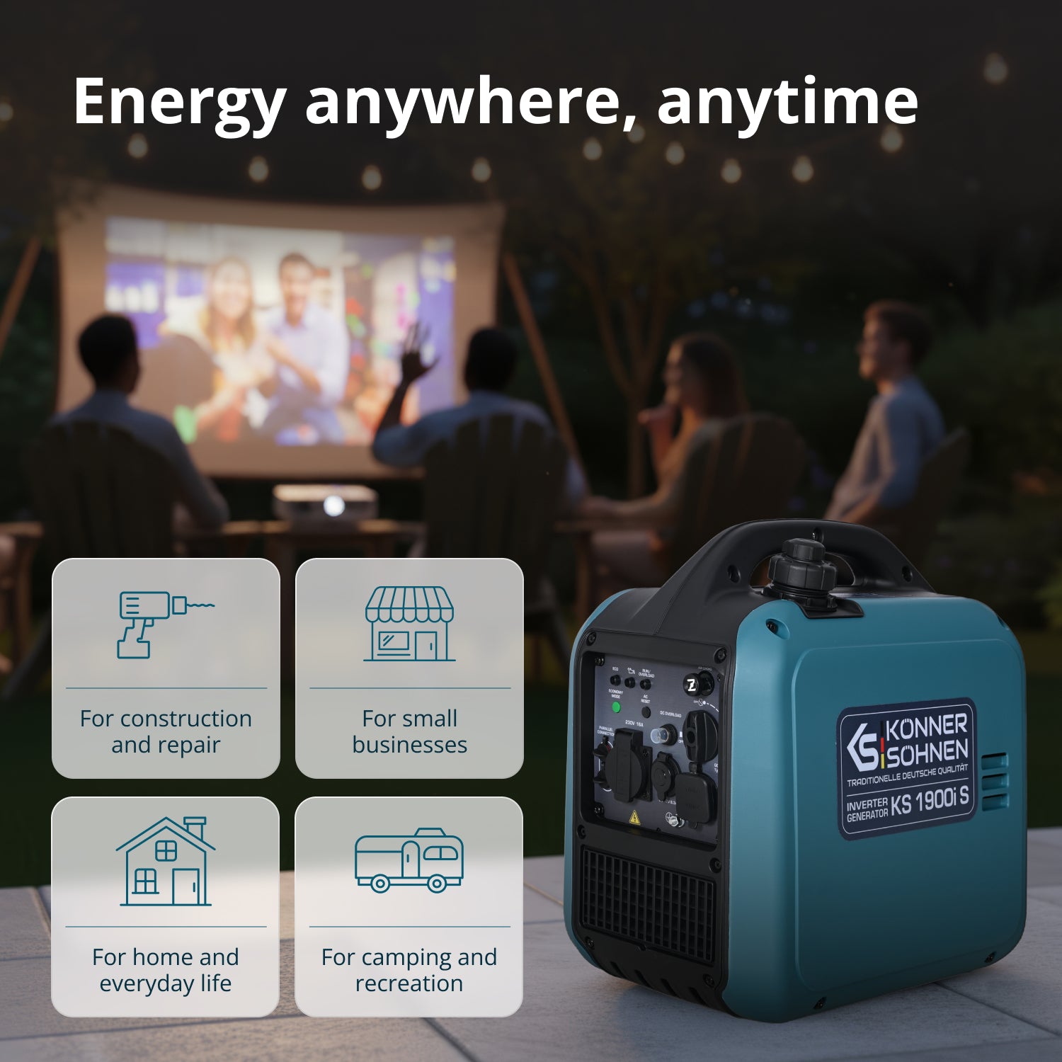 Invertergenerator KS 1900i S