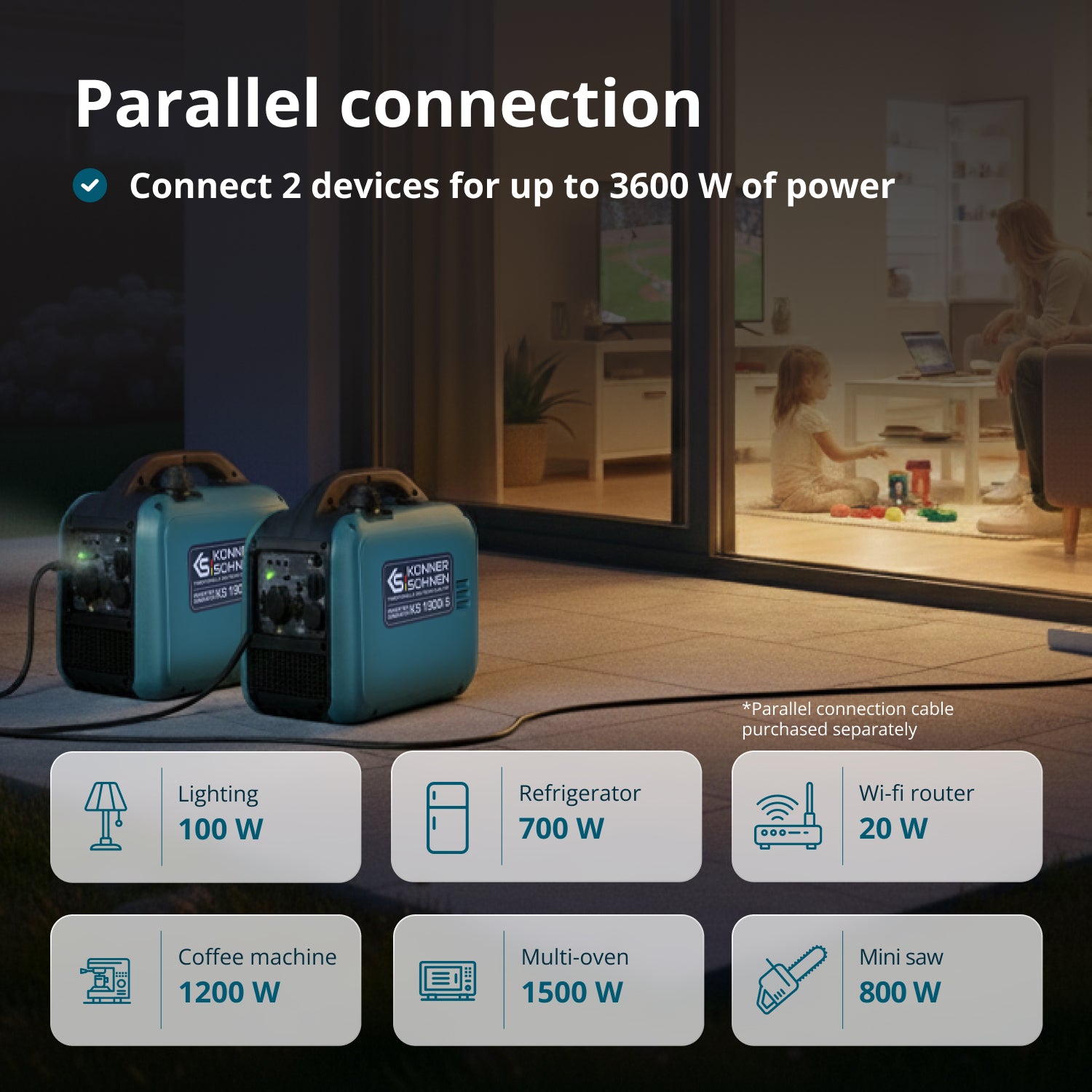 Invertergenerator KS 1900i S