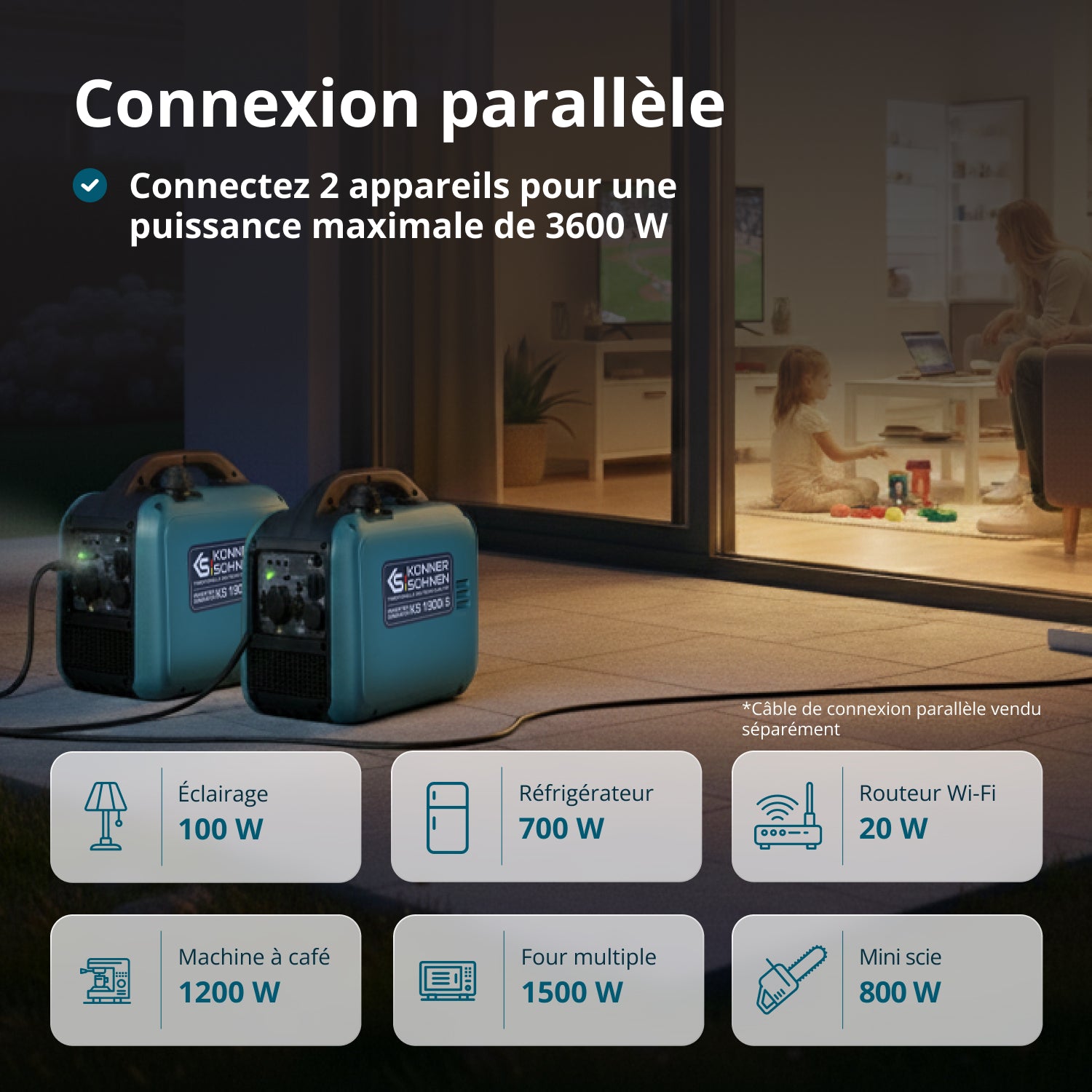 Groupe électrogène Inverter KS 1900i S 