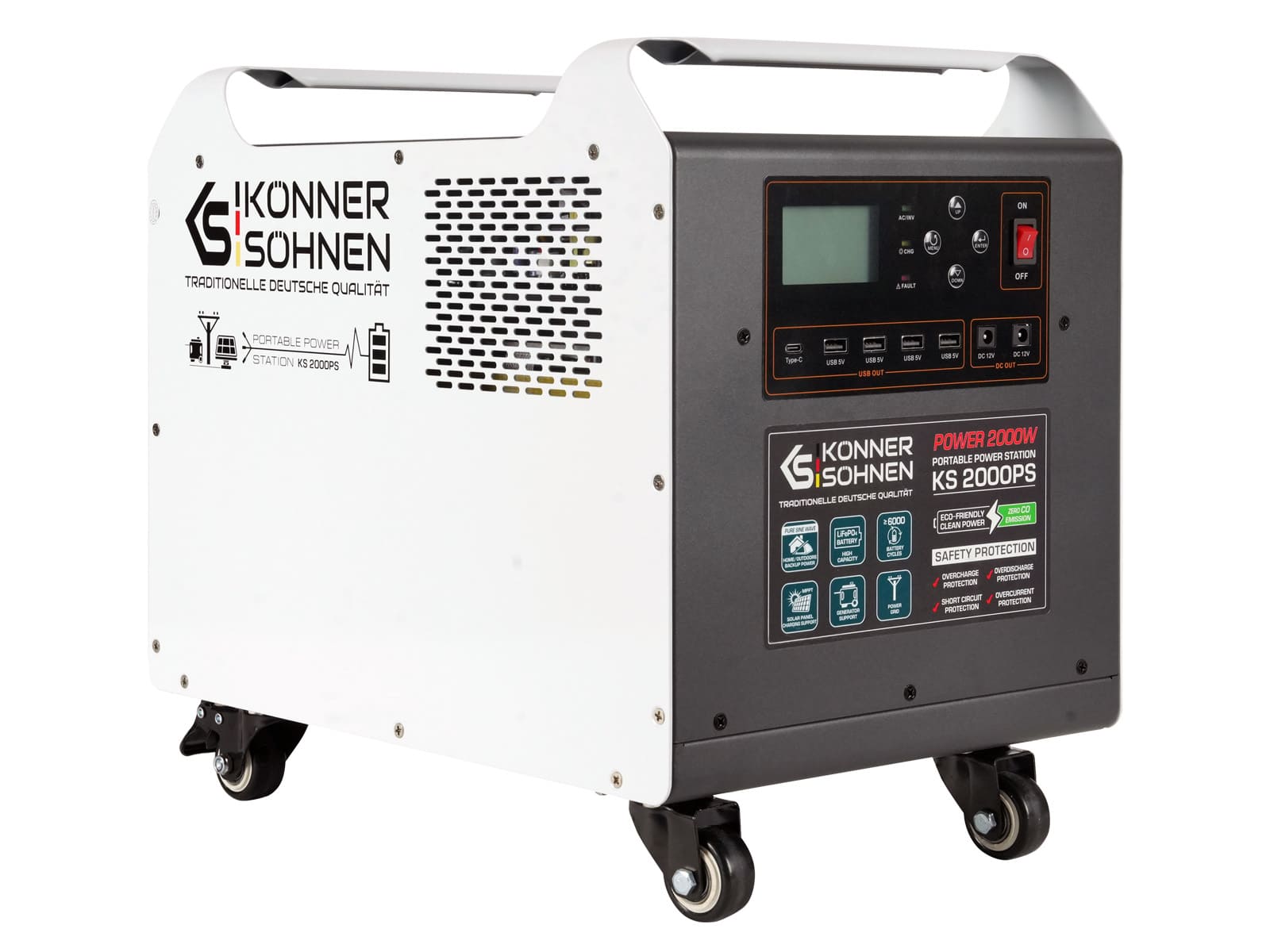 Portable solar power station KS 2000PS