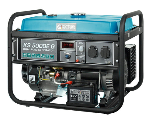 LPG/Gasoline Generator "Könner & Söhnen" KS 5000E G