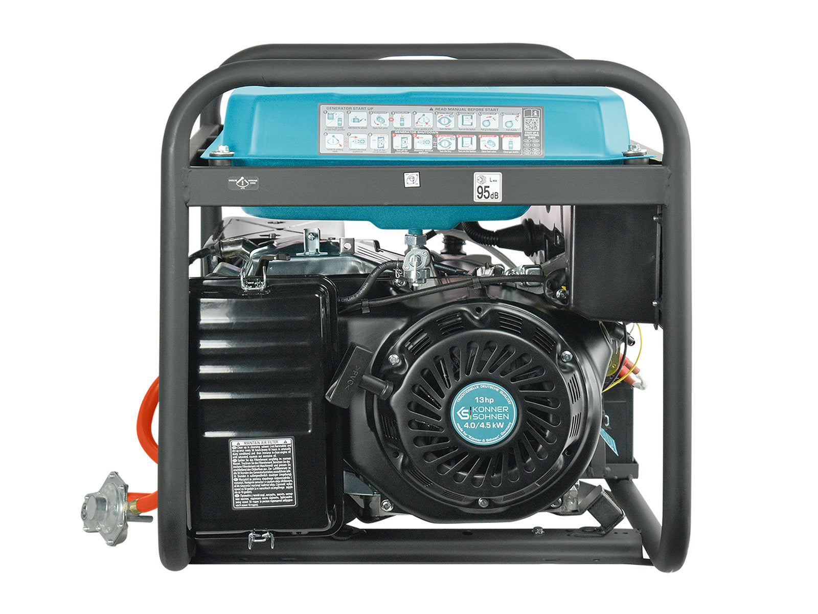 LPG/Gasoline Generator "Könner & Söhnen" KS 5000E G