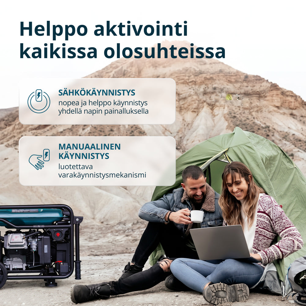 Invertteri Bensiinigeneraattori KS 6500iE