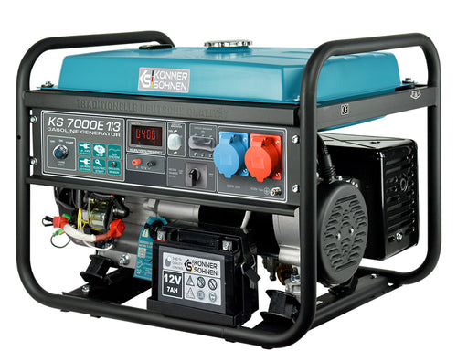 Gasoline generator "Könner & Söhnen" KS 7000E 1/3