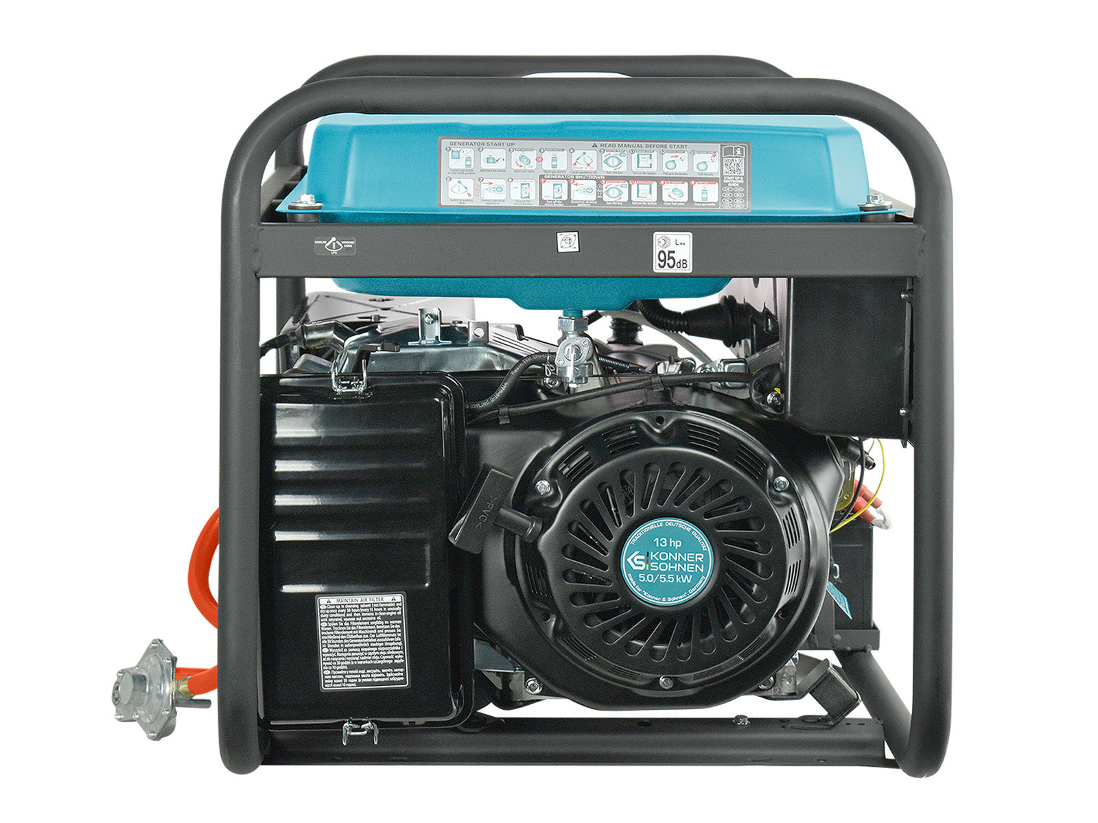 LPG/Gasoline Generator "Könner & Söhnen" KS 7000E G