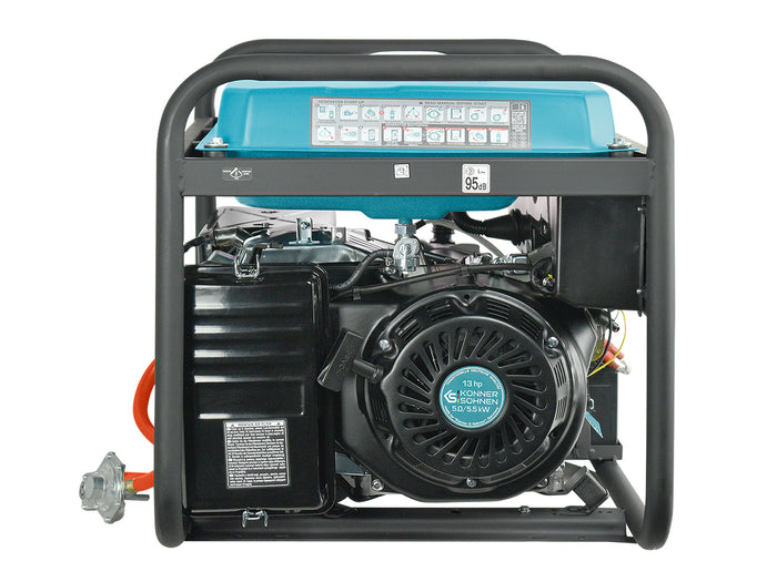 Gerador a GPL/Gasolina "Könner & Söhnen" KS 7000E G