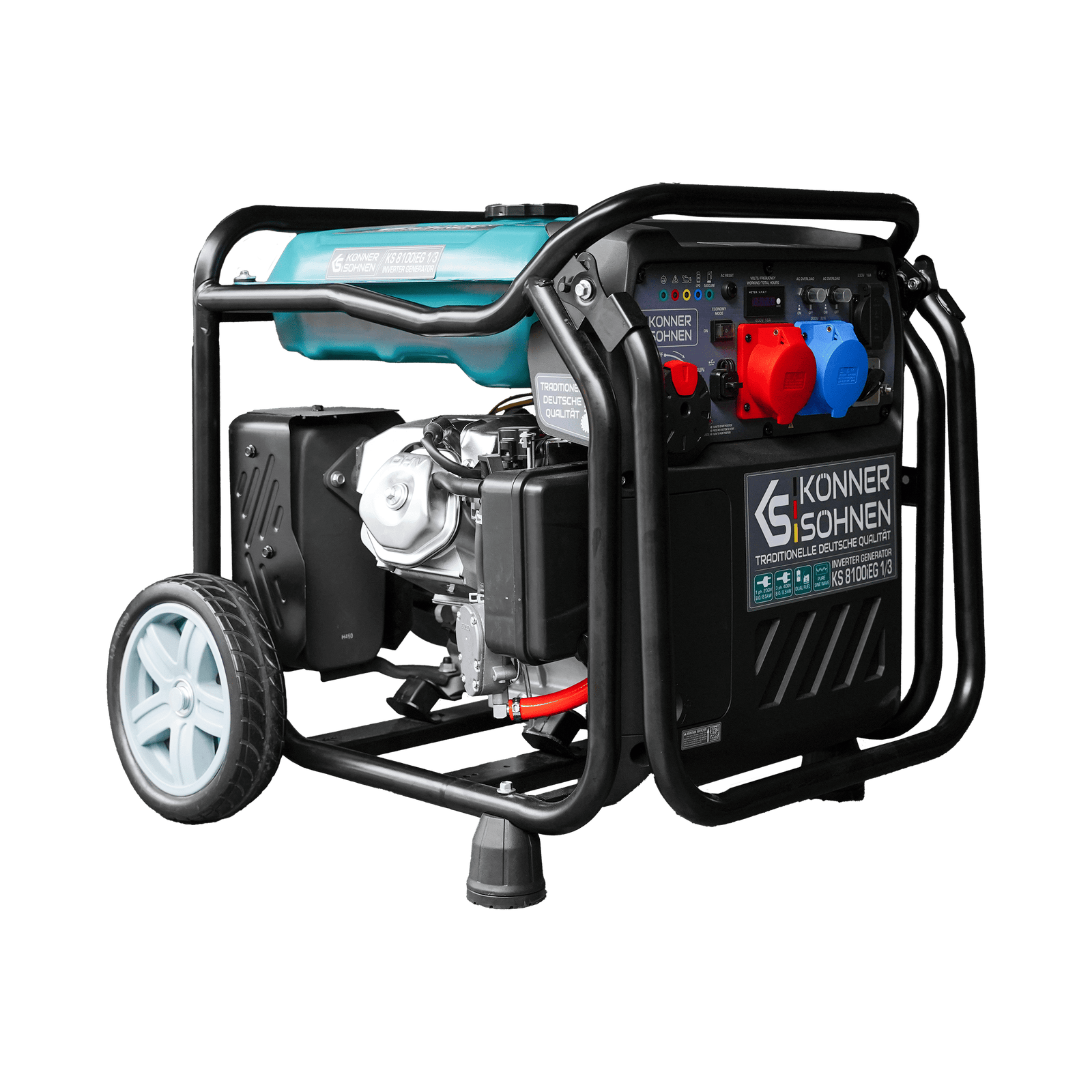 LPG/benzin inverteres generátor KS 8100iEG 1/3