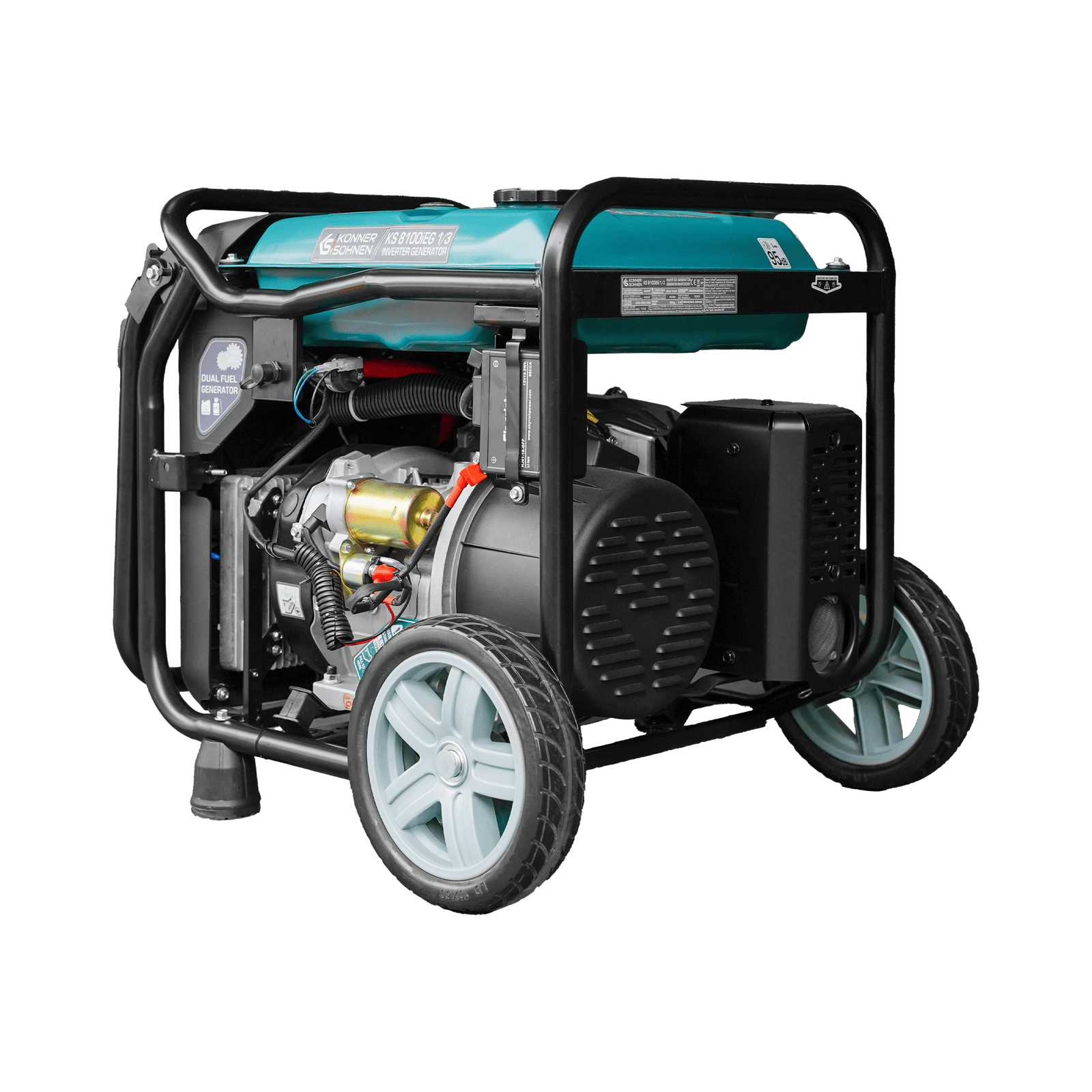 LPG/benzin inverteres generátor KS 8100iEG 1/3