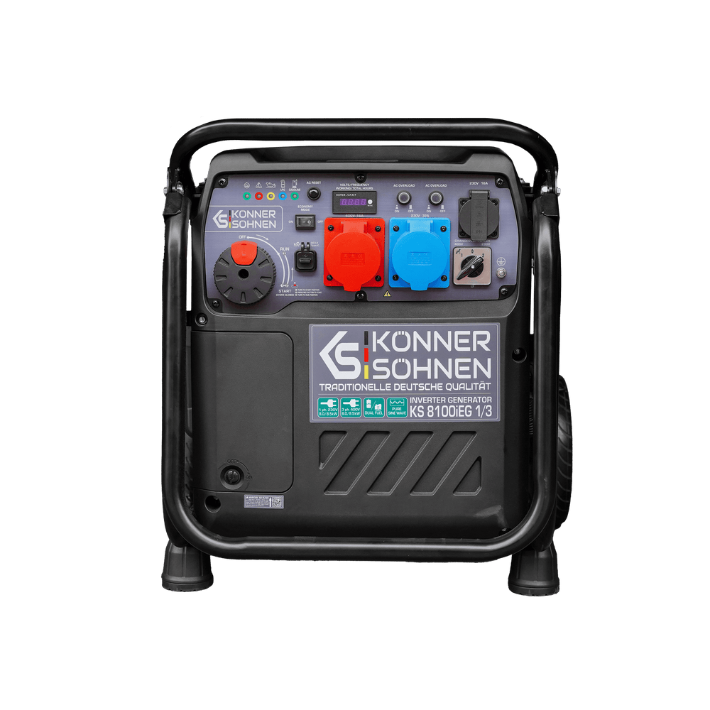 LPG/benzine invertergenerator KS 8100iEG 1/3