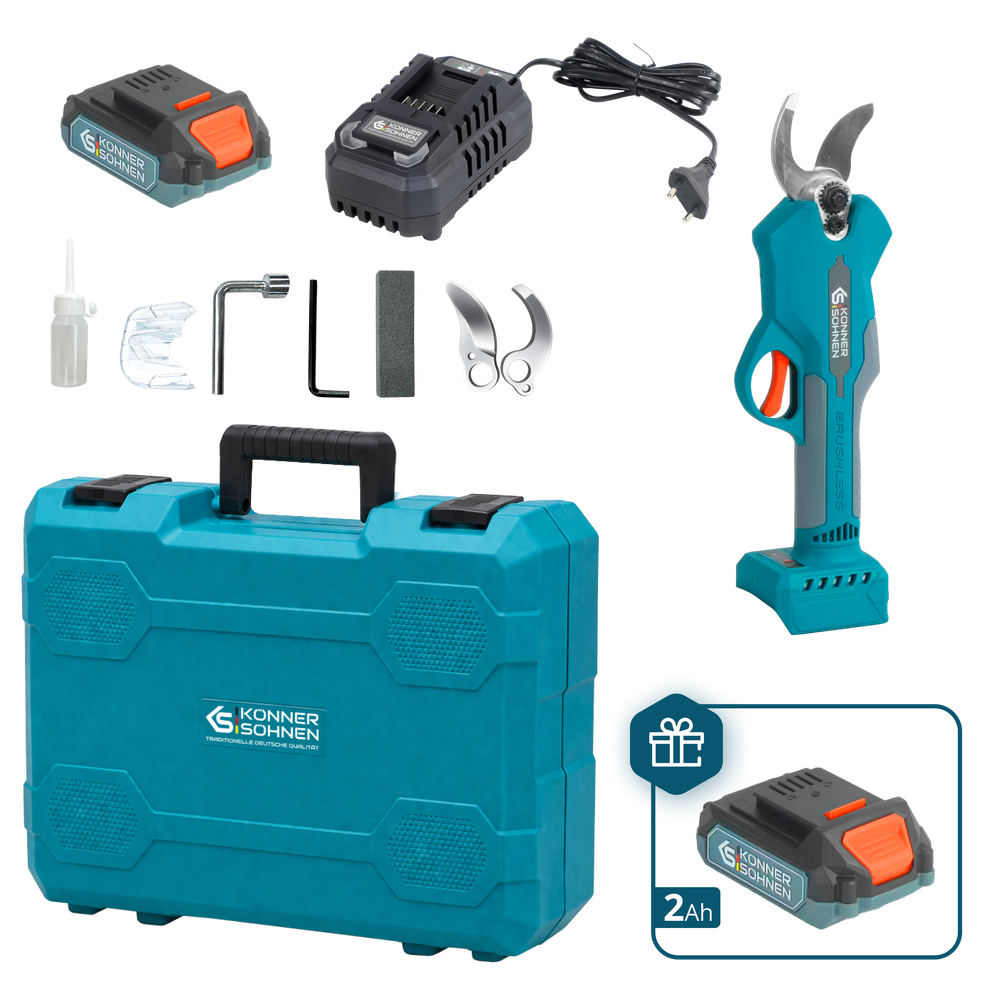 Akku-Gartenschere KS CPS20V-32 Case PLUS