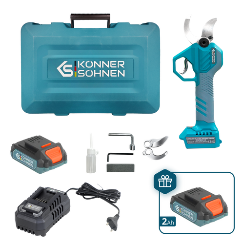 Bežične električne makaze za orezivanje KS CPS20V-40 Case