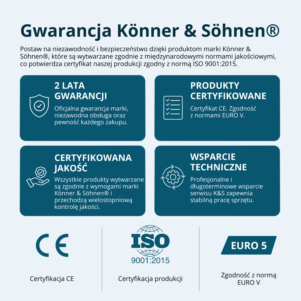 Generator prądu stałego KS 48VGS-DC wersja 50–55V