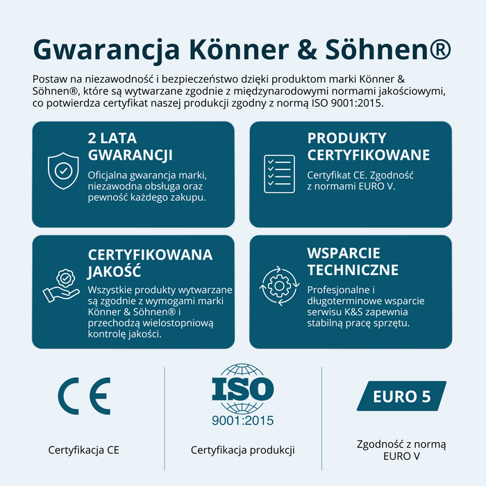 Generator prądu stałego KS 48VGS-DC wersja 50–55V