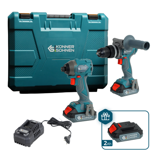 Набір акумуляторного електроінструменту 2-в-1 KS IDISD 20V SET 2 PLUS